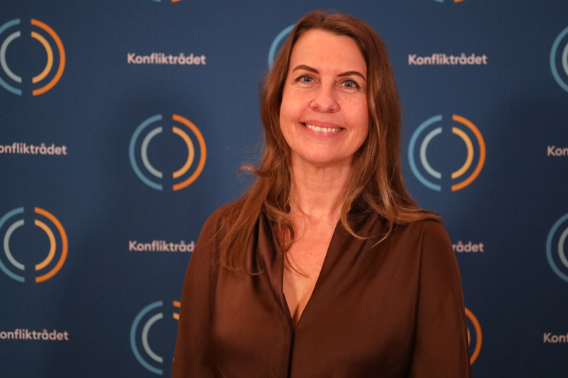 Portrettfoto av avdelingsdirektør Eva Dahle Rabben